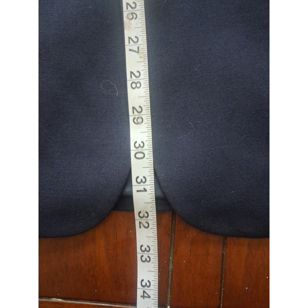 Vintage Christan Dior Monsieur Men Navy Blue Suit Jacket Gold Crest Buttons  44R - Picture 7 of 15